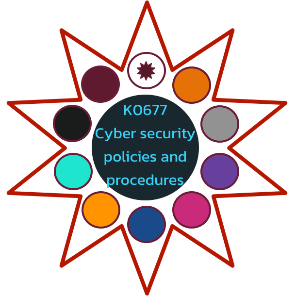 K0677 Cyber security policies and procedures